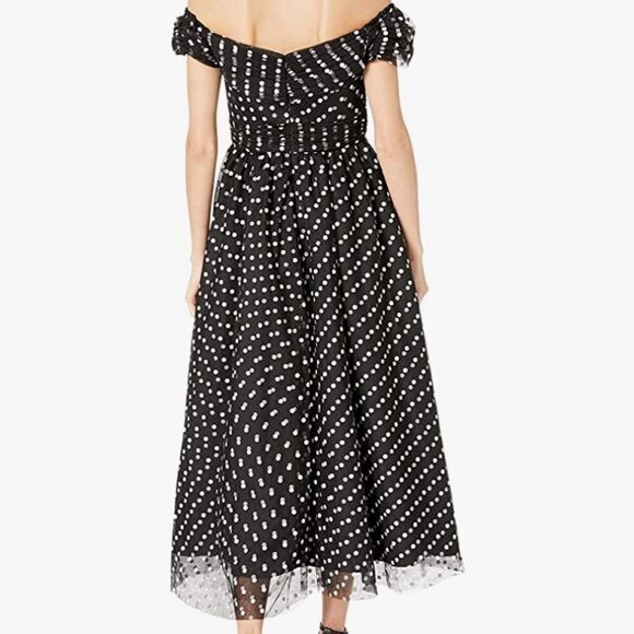 NWT Anthro Shoshanna Meraki Off The Shoulder Dress #158 - Picture 5 of 6